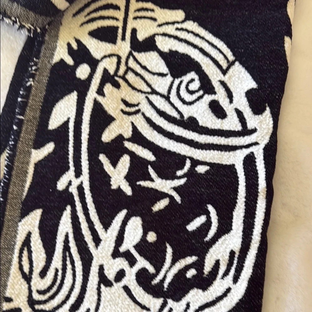 Black and White Skull and Potion Print